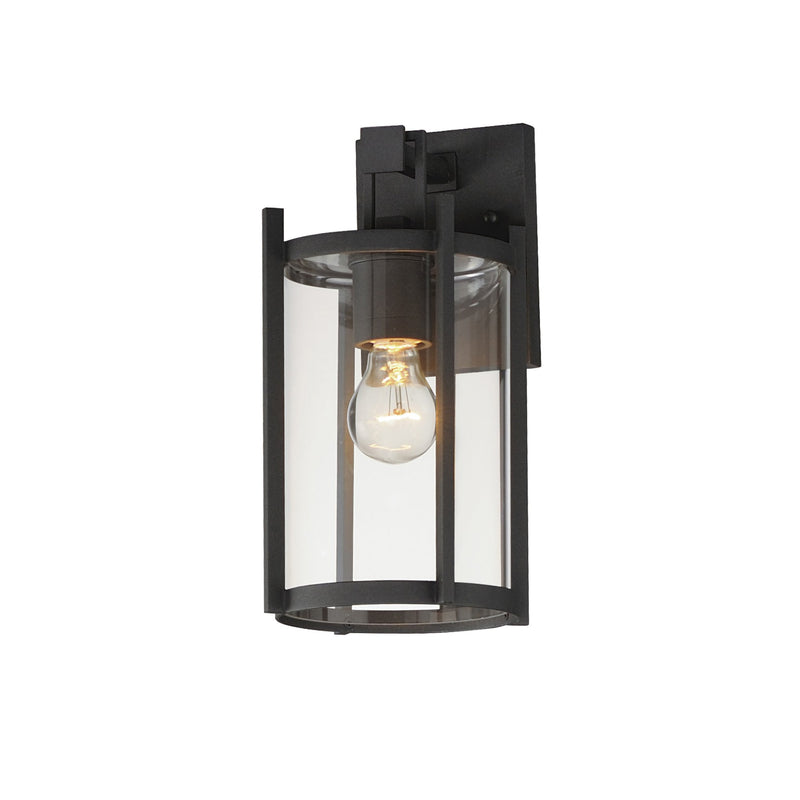 Belfry 1 Light Outdoor Wall Sconce in Black