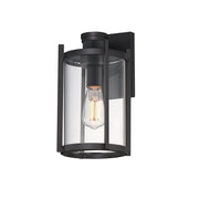 Belfry 1 Light Outdoor Wall Sconce in Black
