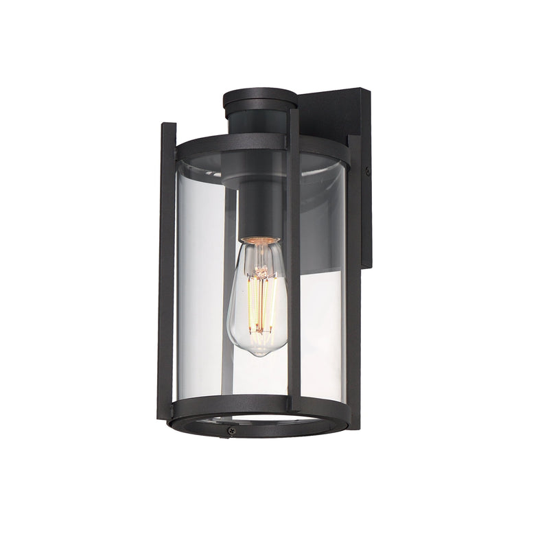 Belfry 1 Light Outdoor Wall Sconce in Black
