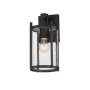 Belfry 1 Light Outdoor Wall Sconce in Black