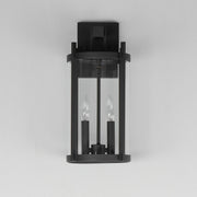 Belfry 2 Light Outdoor Wall Sconce in Black