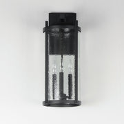 Belfry 3 Light Outdoor Wall Sconce in Black