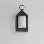 Aldous 1 Light Small Outdoor Wall Sconce in Black