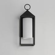 Aldous 1 Light Outdoor Wall Sconce in Black