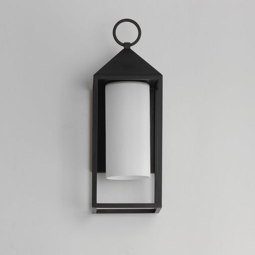 Aldous 1 Light Outdoor Wall Sconce in Black