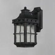 Nantucket 1 Light Outdoor Wall Lantern in Country Forge