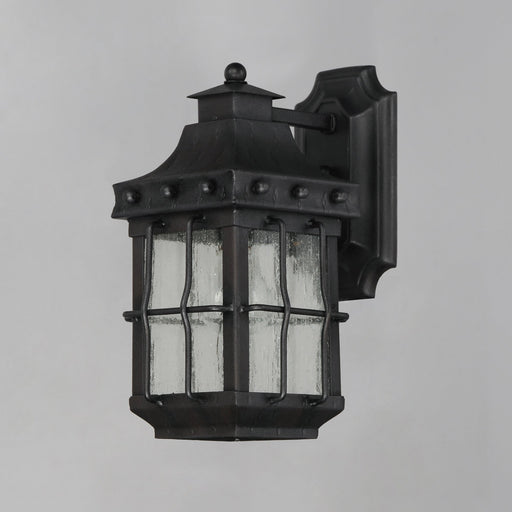 Nantucket 1 Light Outdoor Wall Lantern in Country Forge