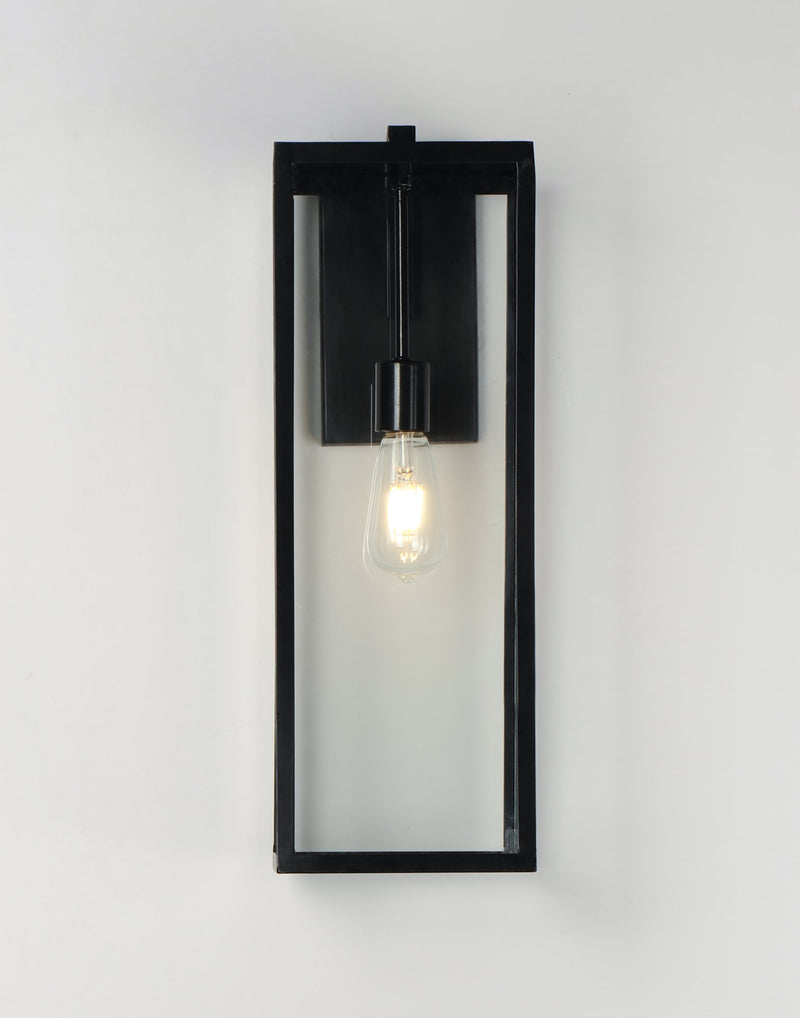 Catalina 1 Light Large Outdoor Wall Sconce in Dark Bronze