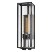 Catalina 2 Light Extra Large Outdoor Up-Light Wall Sconce in Dark Bronze