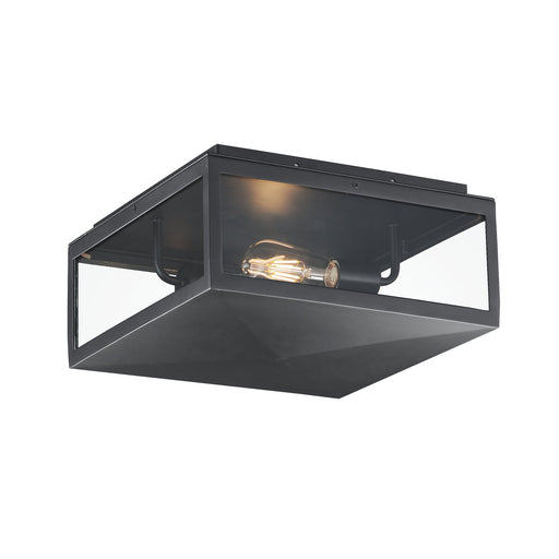 Catalina 2 Light Outdoor Ceiling Light in Dark Bronze
