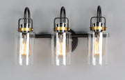 Magnolia 3 Light Bath Vanity Light in Bronze / Gold