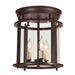 Mayson Bent Glass Ceiling Lantern - Medium - Lamps Expo