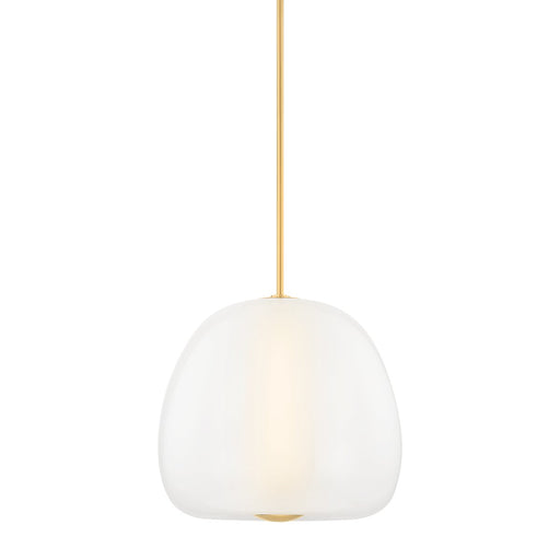 Scranton Large Pendant in Aged Brass