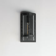 Foundry 12" 1 Light Outdoor Wall Sconce in Black