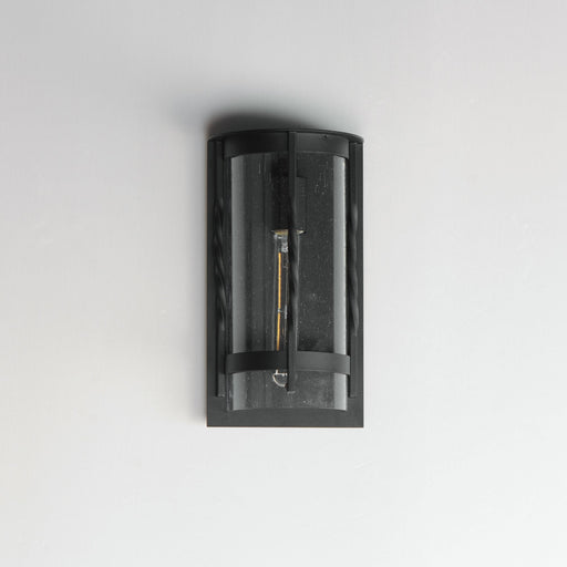 Foundry 12" 1 Light Outdoor Wall Sconce in Black