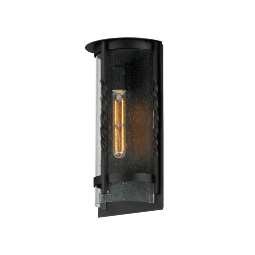 Foundry 16" 1 Light Outdoor Wall Sconce in Black