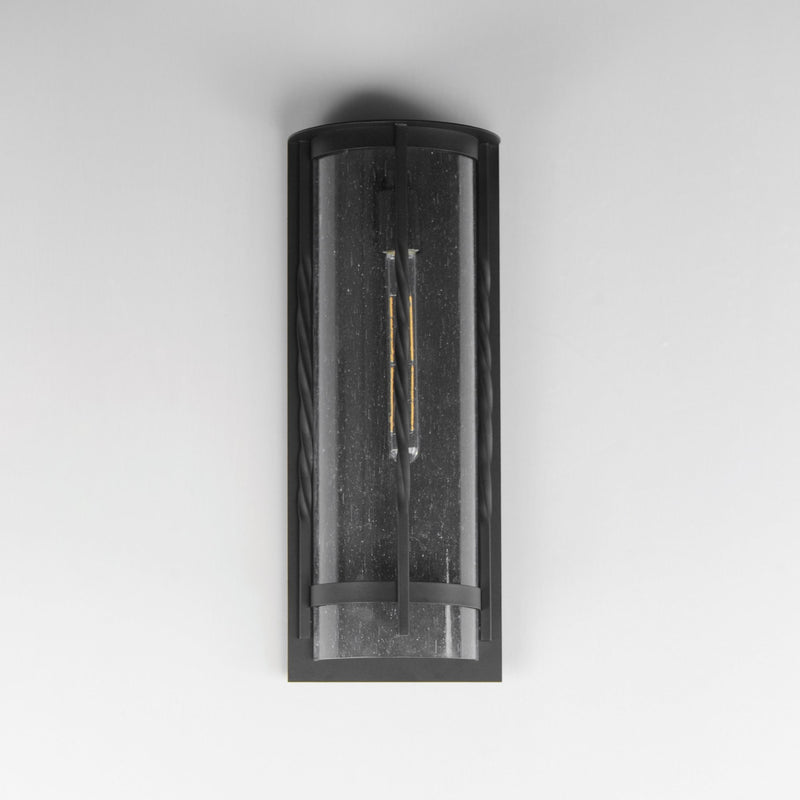Foundry 20" 1 Light Outdoor Wall Sconce in Black
