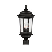 Dover Cast 21" 3 Light Outdoor Post Lantern in Bronze