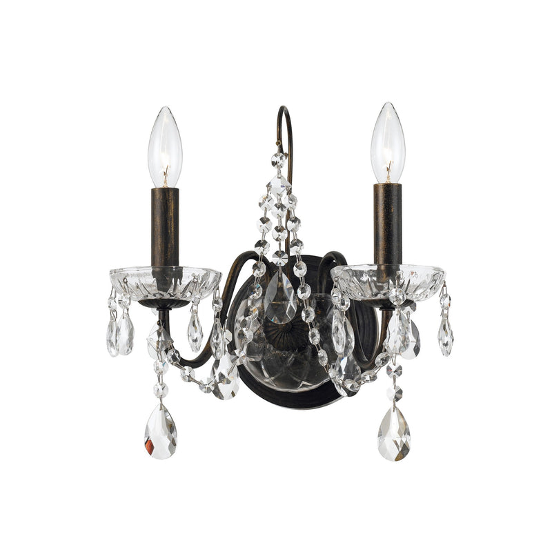 Butler 2 Light 14" Sconce in English Bronze
