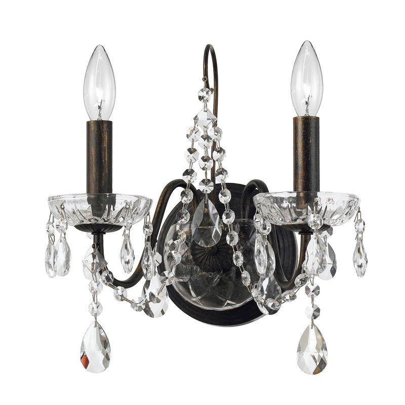 Butler 2 Light 14" Sconce in English Bronze