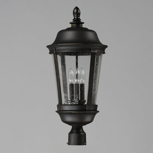 Dover Cast 25.5" 3 Light Outdoor Post Lantern in Bronze
