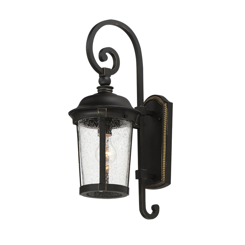 Dover Cast 19.5" 1 Light Outdoor Wall Lantern in Bronze