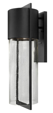 Shelter Large Outdoor Wall Lantern in Black