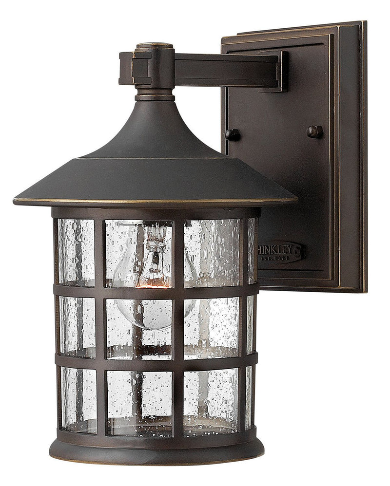 Freeport Small Outdoor Wall Lantern in Oil Rubbed Bronze