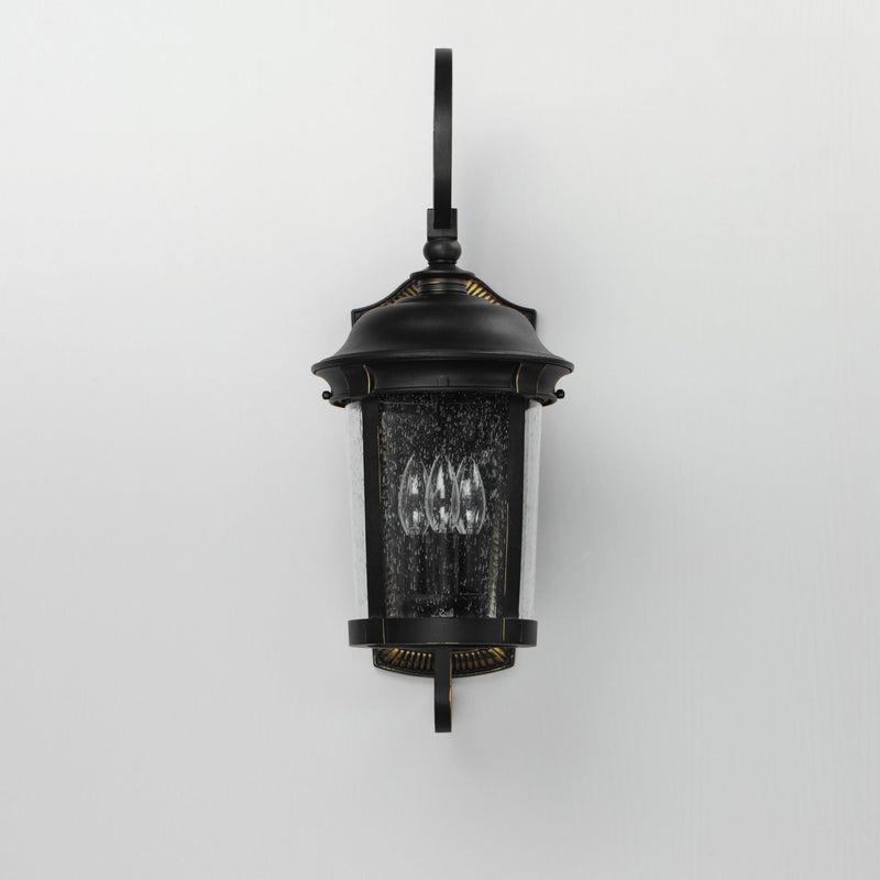 Dover Cast 24.5" 3 Light Outdoor Wall Lantern in Bronze