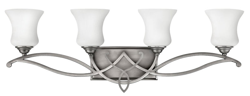 Brooke 4-Light Bath Vanity Light in Antique Nickel