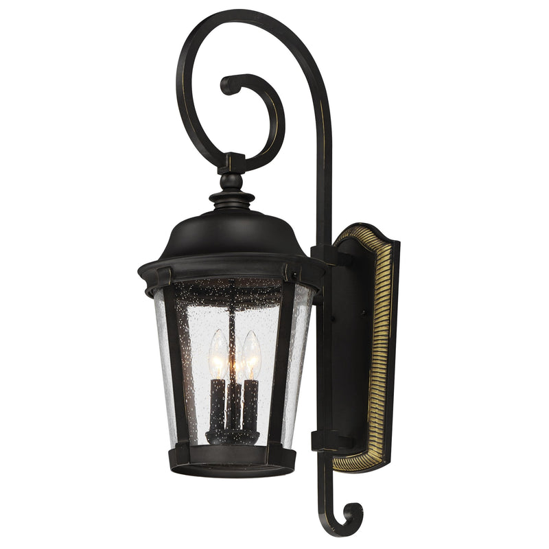 Dover Cast 31.5" 3 Light Outdoor Wall Lantern in Bronze