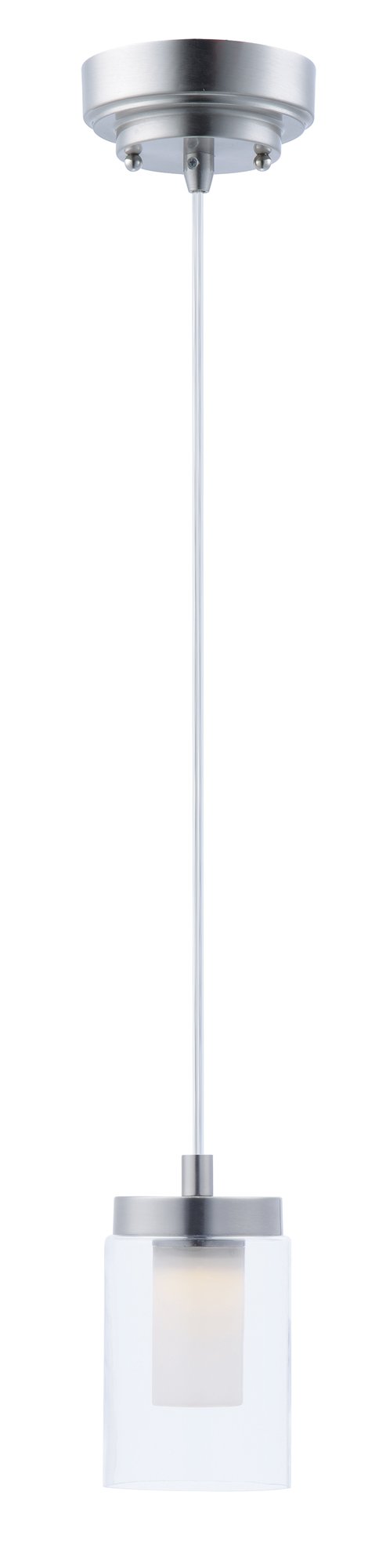 Mod 1 Light LED Mini Pendant in Satin Nickel