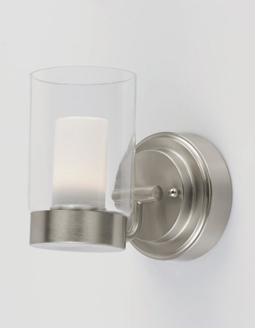 Mod 1 Light LED Wall Sconce in Satin Nickel