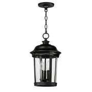 Dover Cast 3 Light Outdoor Hanging Lantern in Bronze
