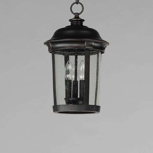 Dover Cast 3 Light Outdoor Hanging Lantern in Bronze