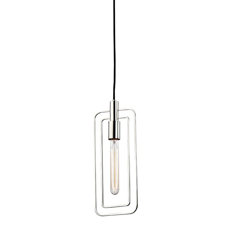 Masonville Small Pendant in Polished Nickel