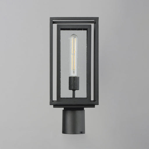 Cabana 1 Light Outdoor Post Lantern in Black