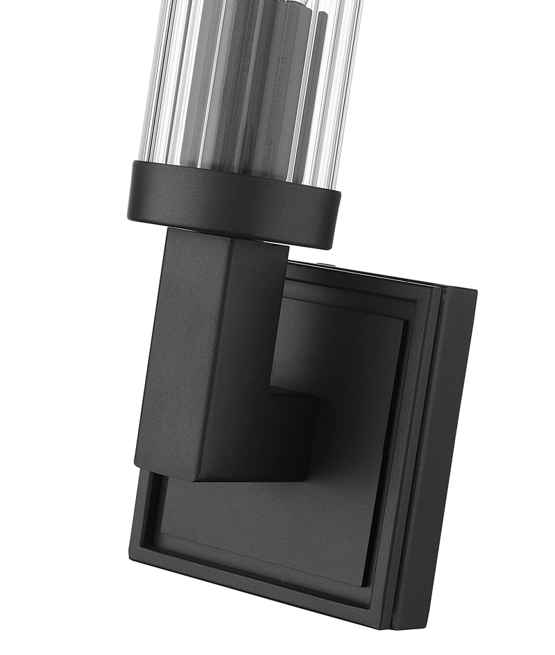 Beau 1 Light 4.5" Wall Sconce, Clear Shade in Bronze