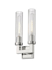Beau 2 Light 8.25" Wall Sconce in Polished Nickel