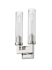 Beau 2 Light 8.25" Wall Sconce in Polished Nickel