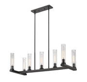 Beau 7 Light 44" Linear Pendant in Bronze