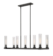 Beau 7 Light 44" Linear Pendant in Bronze