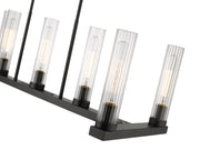 Beau 7 Light 44" Linear Pendant in Bronze