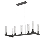 Beau 7 Light 44" Linear Pendant in Bronze