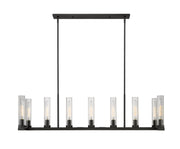 Beau 9 Light 56" Linear Pendant in Bronze