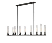 Beau 9 Light 56" Linear Pendant in Bronze