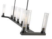 Beau 9 Light 56" Linear Pendant in Bronze