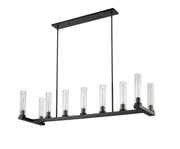 Beau 9 Light 56" Linear Pendant in Bronze