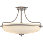 Griffin 4-Light Semi-Flush Mount in Antique Nickel