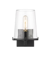 Callista 1 Light 6.5" Wall Sconce, 9" Tall in Matte Black